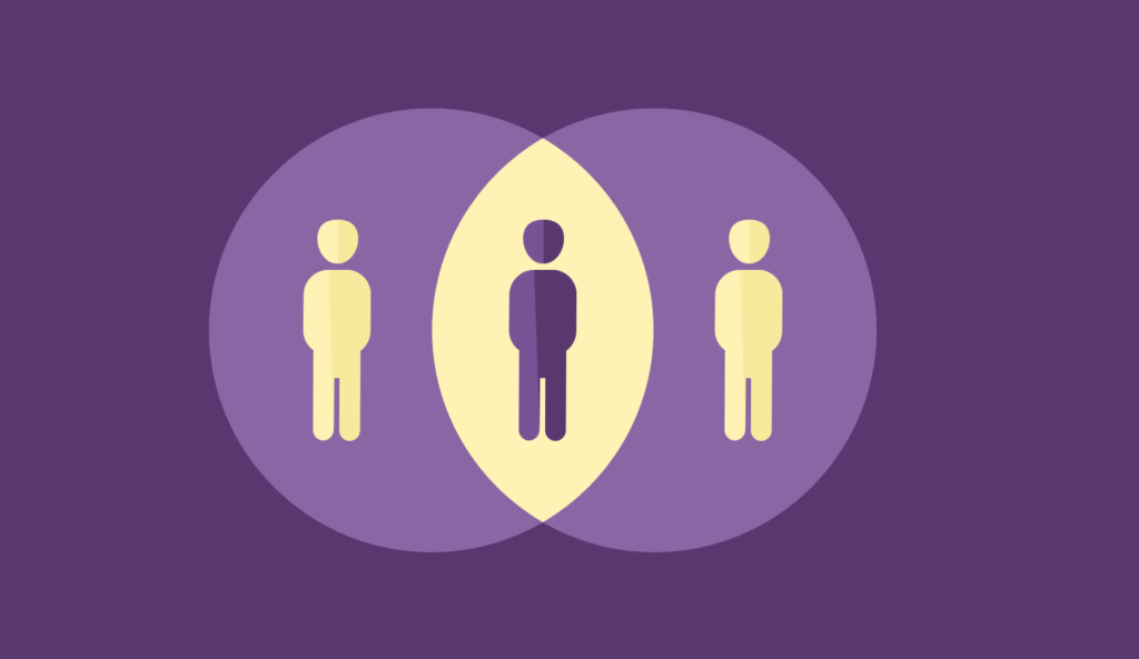 Audience overlap Venn diagram