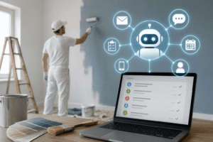 Tech-enhanced painting workspace and automation