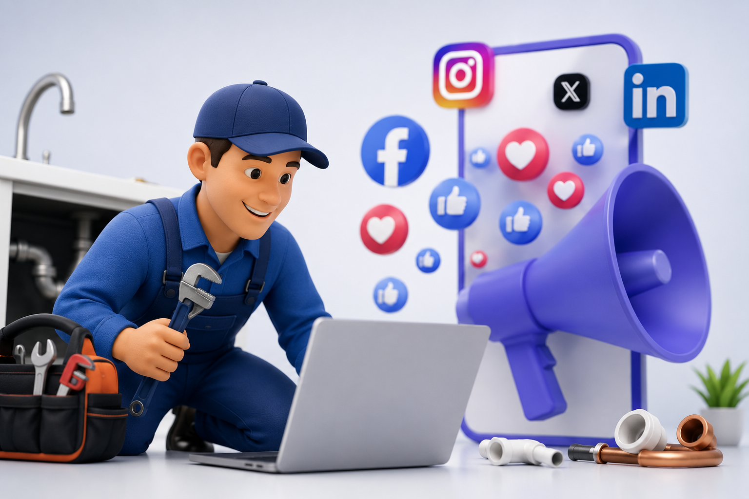 Digital marketing tools and strategies for plumbing businesses
