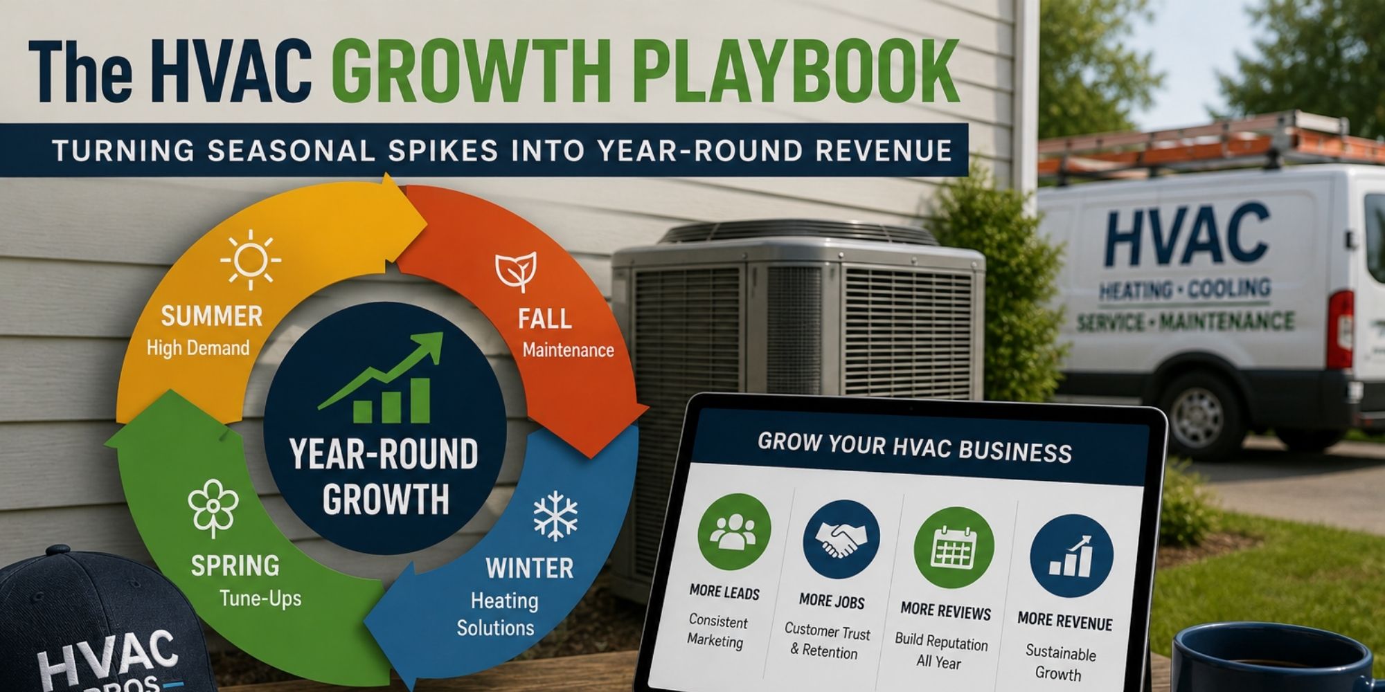 The HVAC Growth Playbook: Turning Seasonal Spikes Into Year-Round Revenue