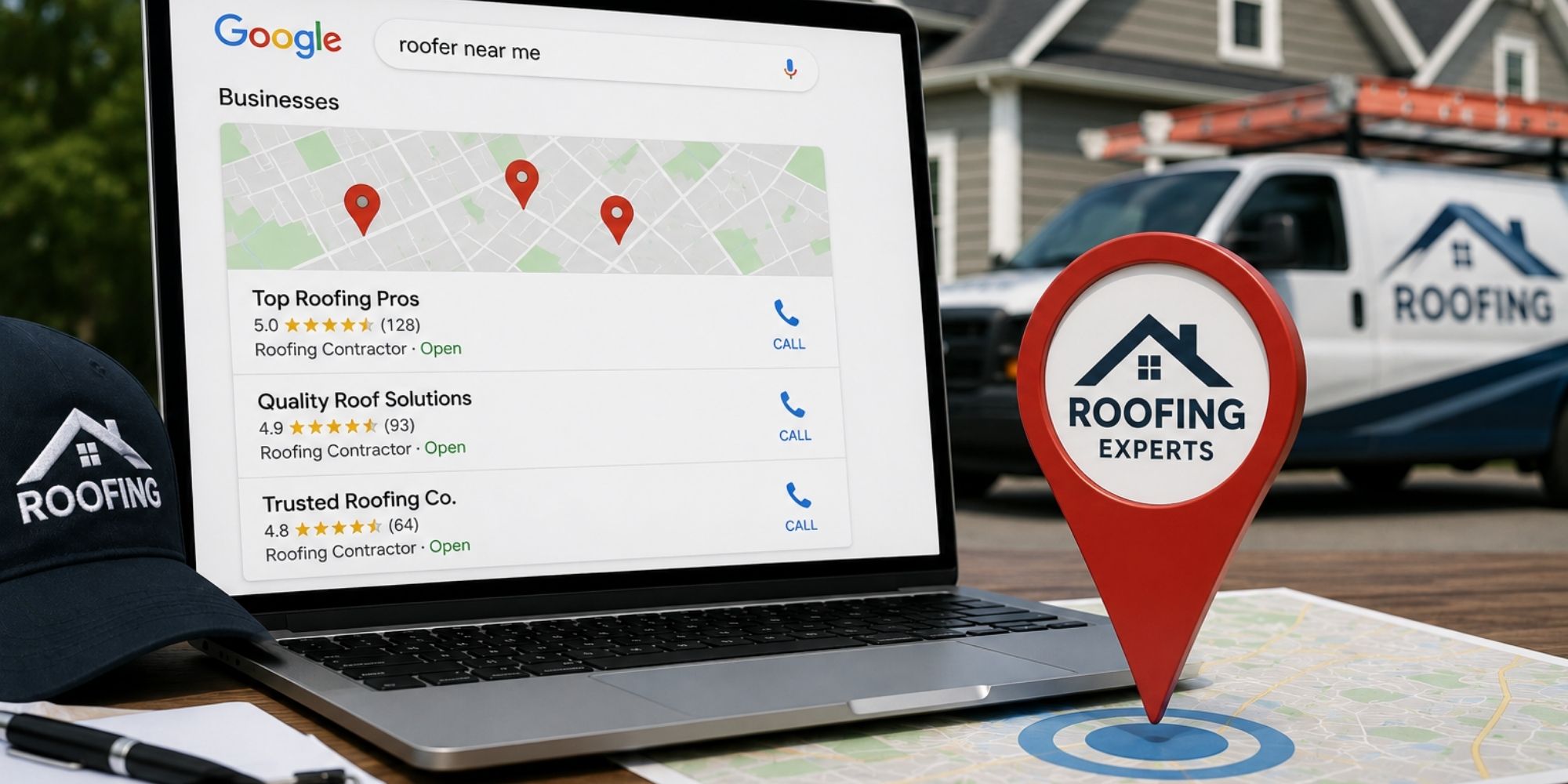 Local SEO for Roofers: How to Dominate the Map Pack in Your Service Area