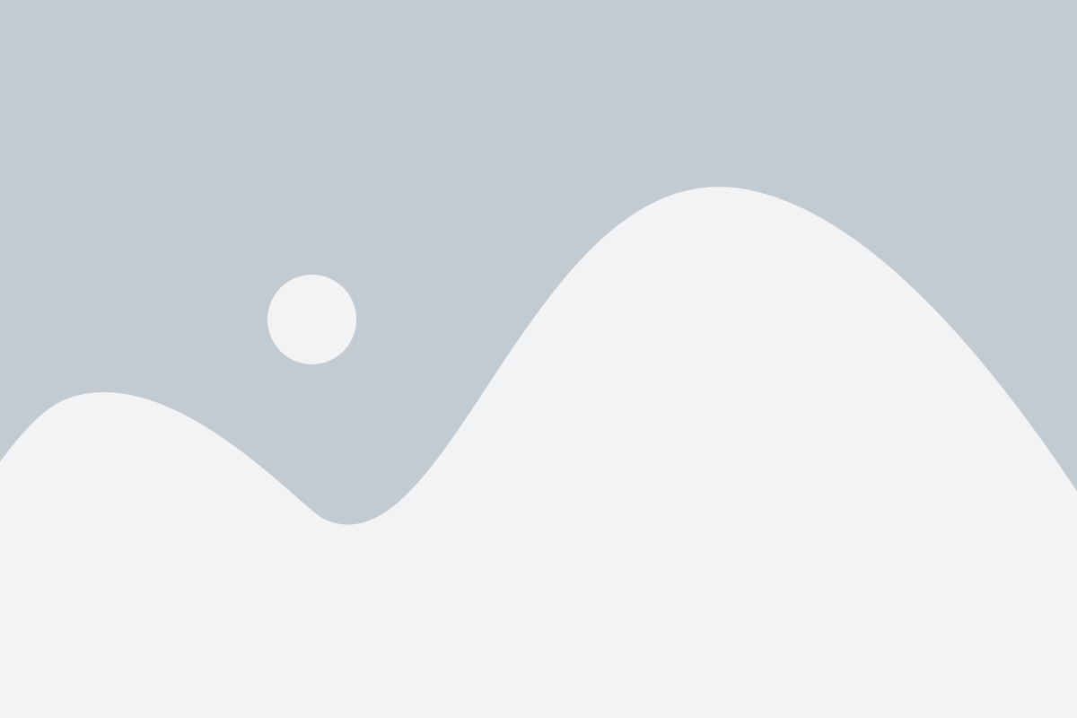 Minimalist abstract landscape: pale blue sky with a large curved white hill and a smaller white circle (moon) above.